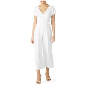 Club Monaco Classic White Jumpsuit
